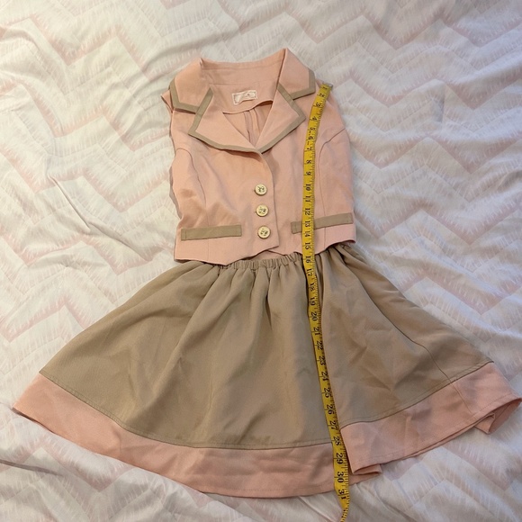 Penderie by Liz Lisa | Pink Vest Illusion Dress - Picture 5 of 5